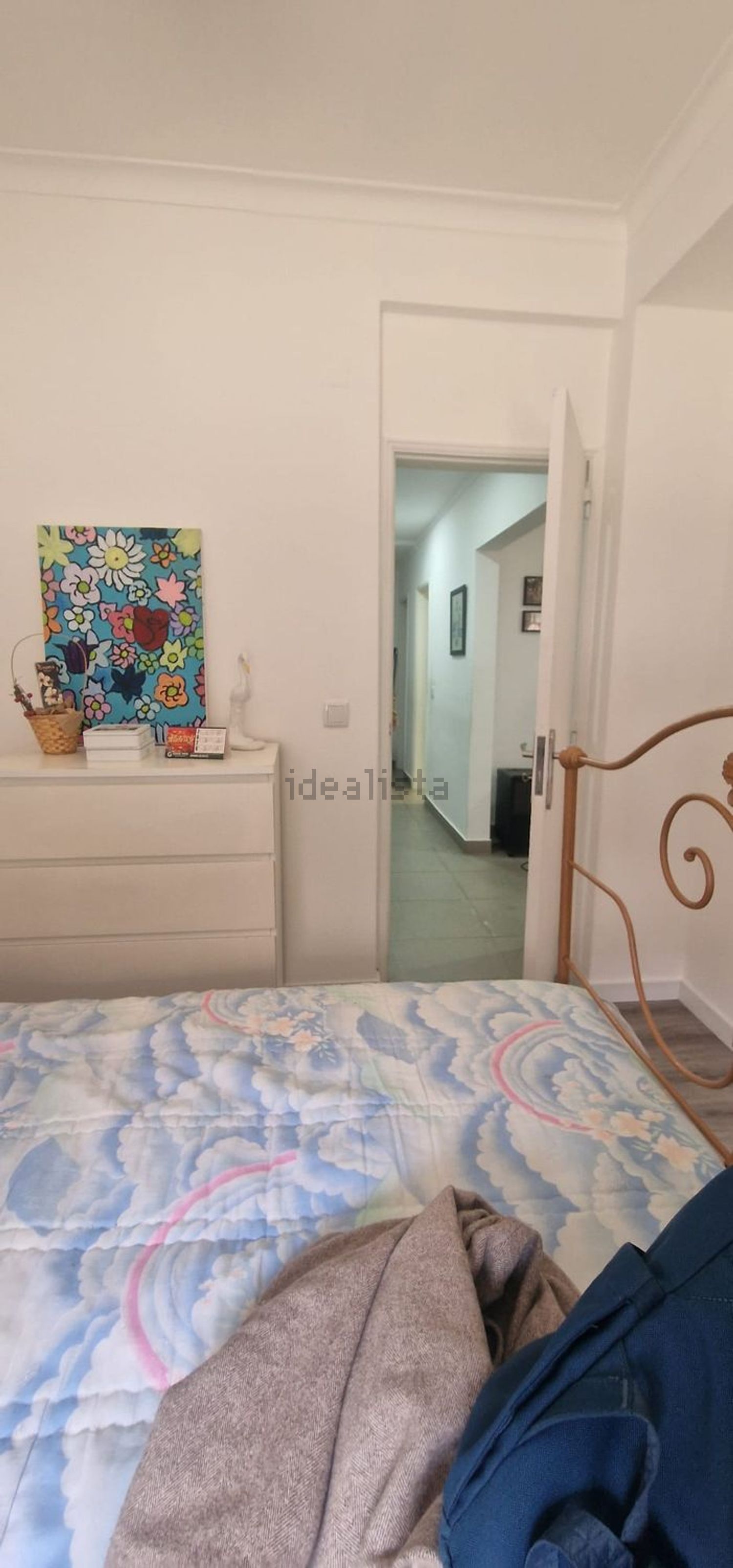 出租公寓 t2在Praça Salgueiro Maia - 卧室