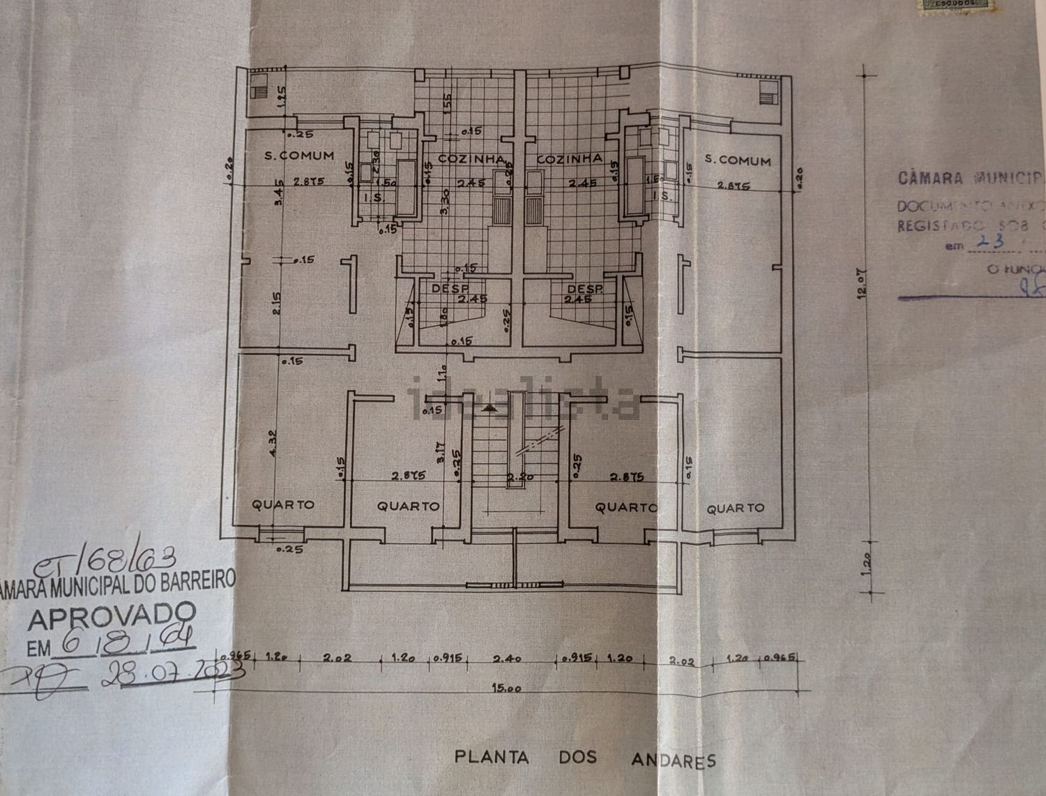 公寓 t2出售在Rua 20 de Abril, 31 - 平面图
