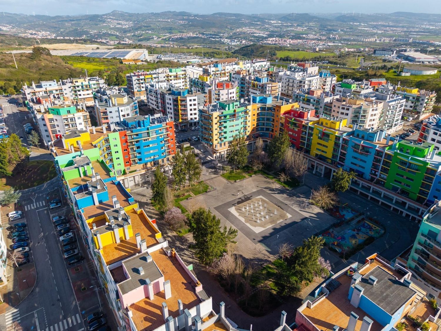 出租公寓 t2在Avenida Amália Rodrigues, 11 - 游泳池