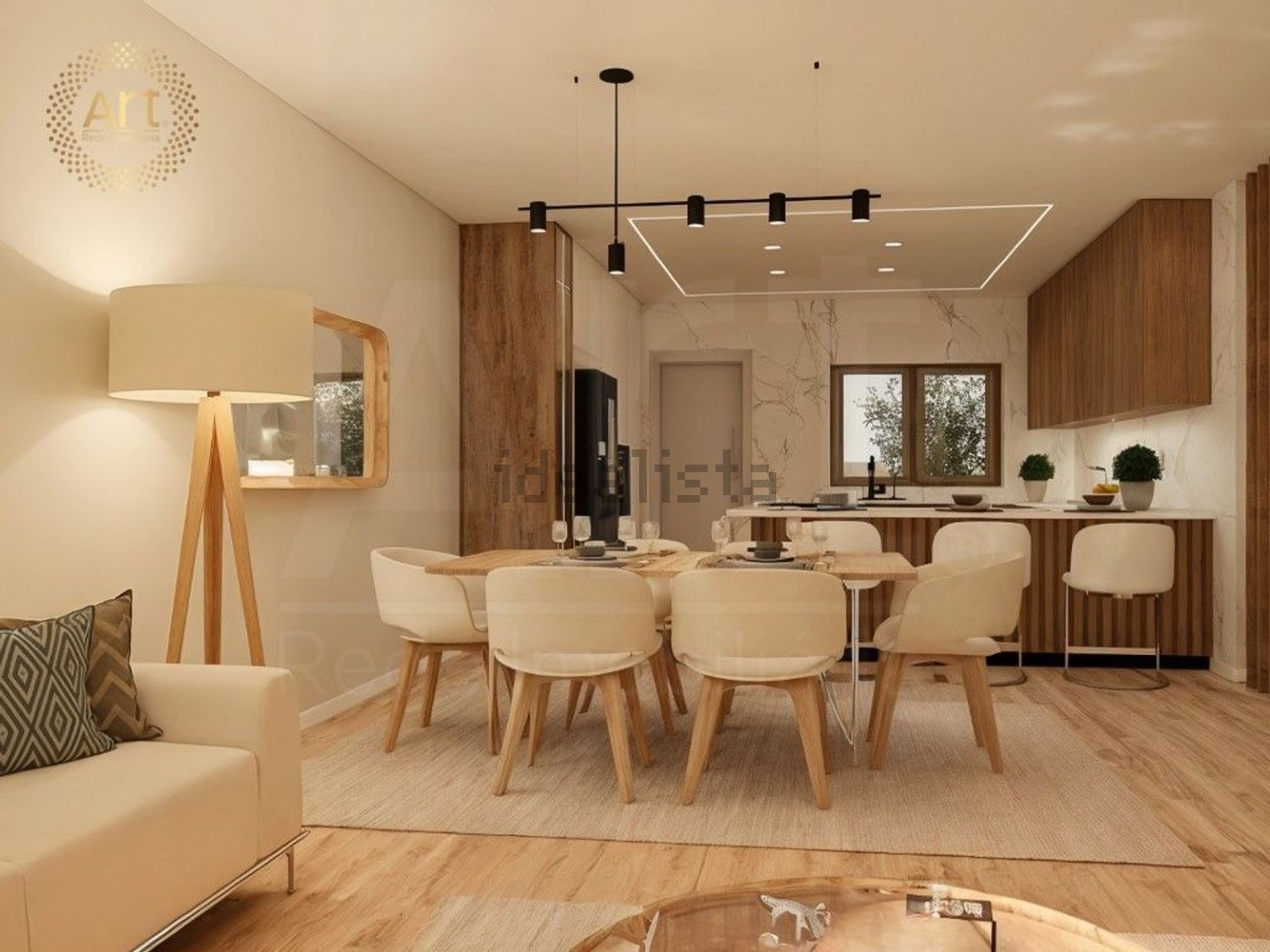 小楼房或独栋别墅出售在Avenida Principal - 客厅