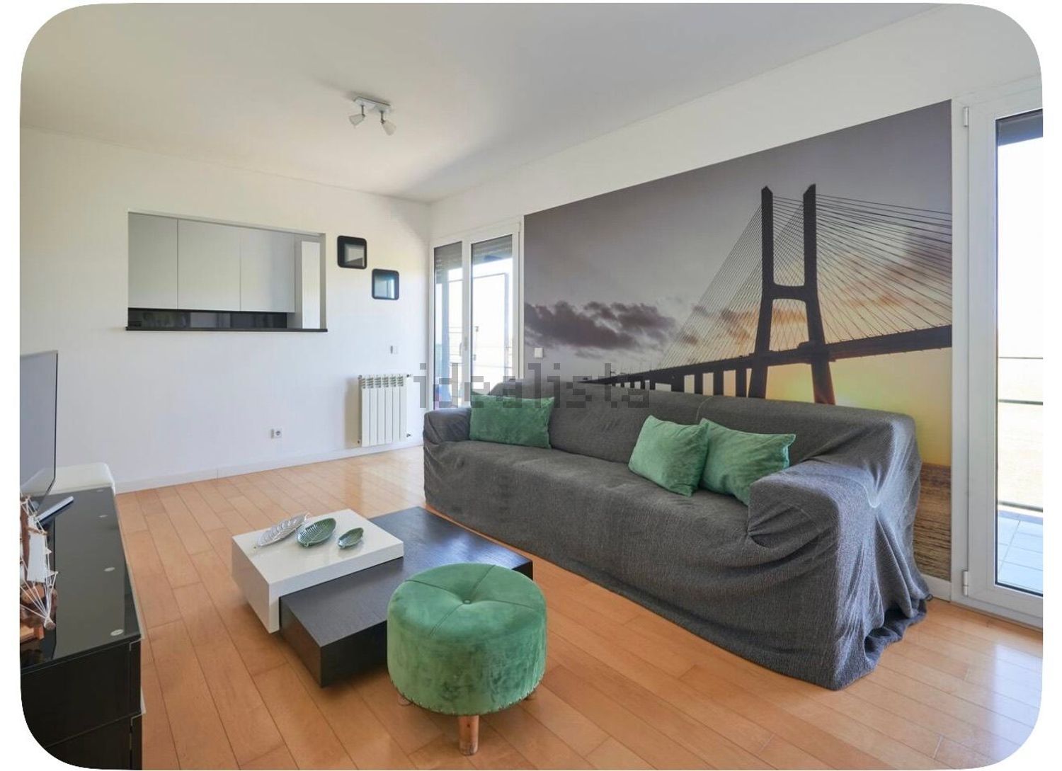 出租小楼房或独栋别墅在Rua do Volga, 1 - 客厅