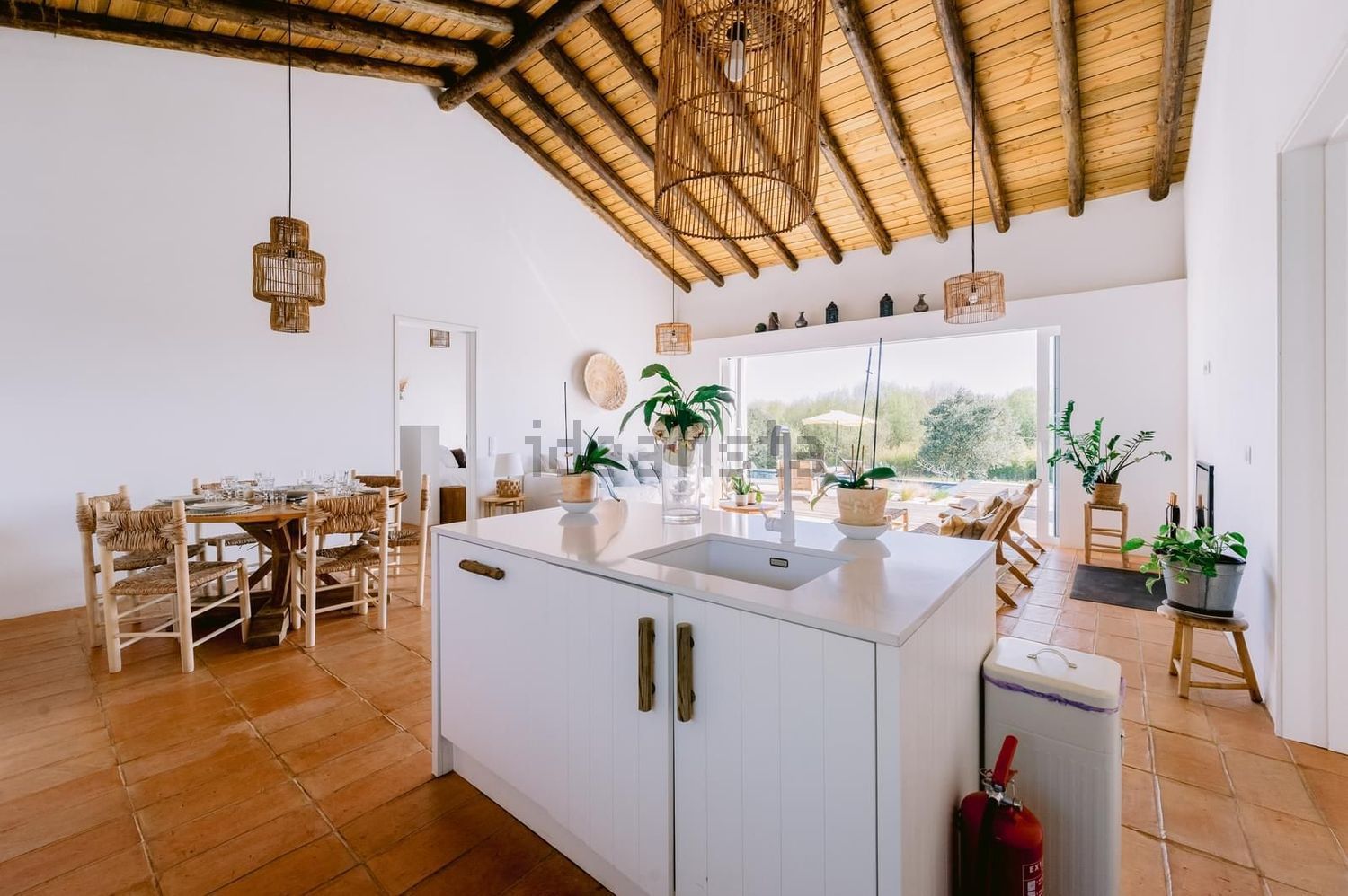 出租小楼房或独栋别墅在Largo do Canal - 厨房