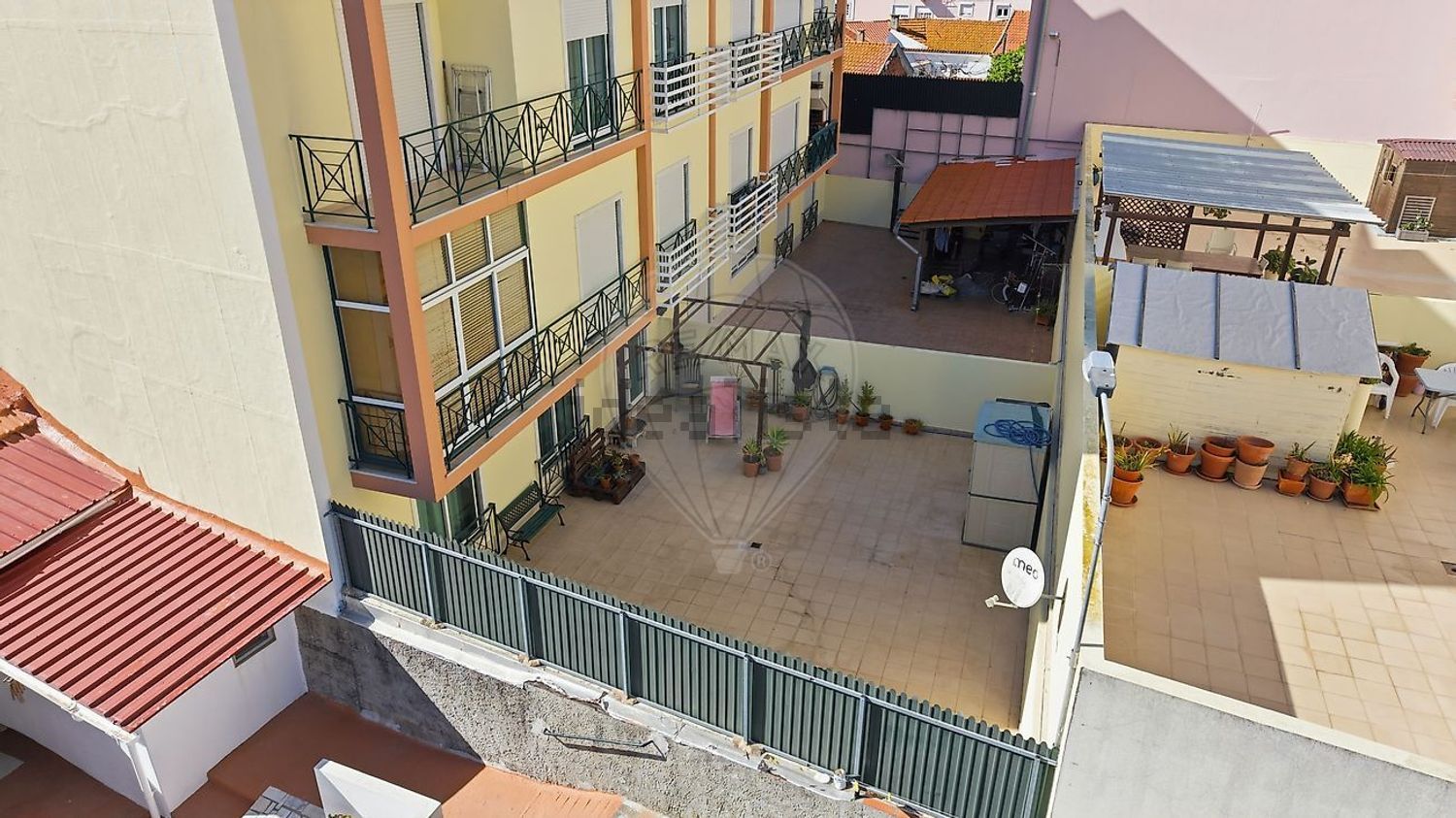 公寓 t2出售在Rua Marquês de Pombal - 阳台