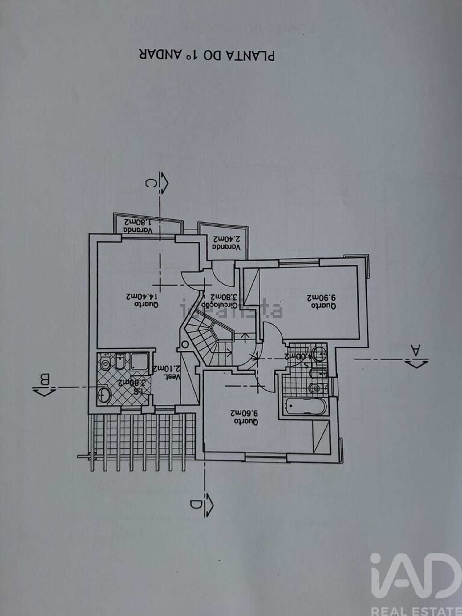 小楼房或独栋别墅出售在Santo Isidoro - 平面图