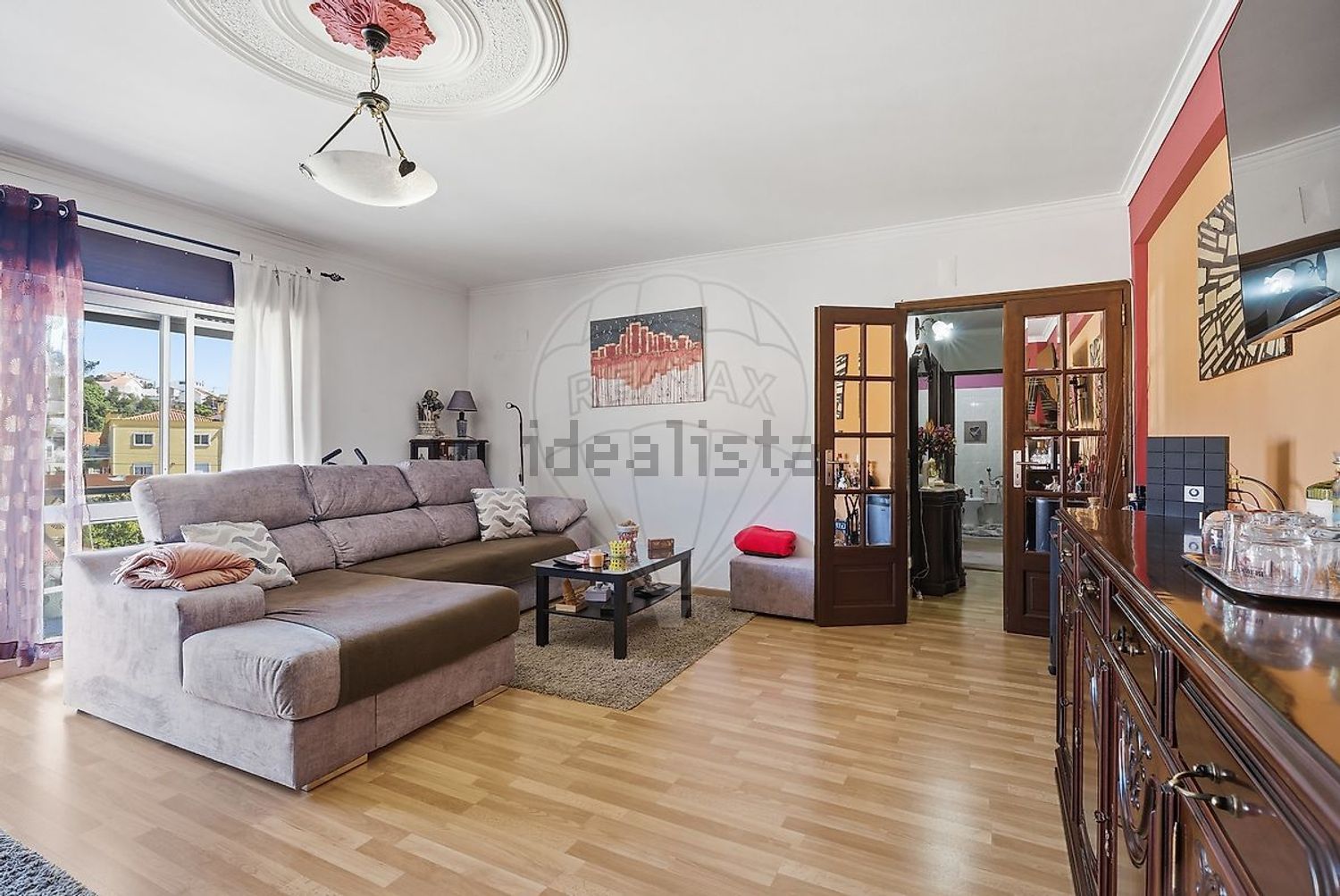 公寓 t3出售在Rua da Broeira - 客厅