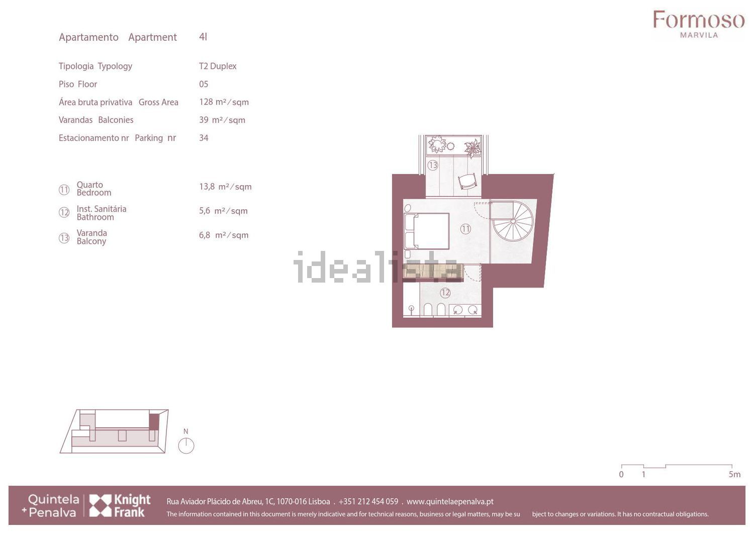 复式公寓出售在Marvila - 平面图