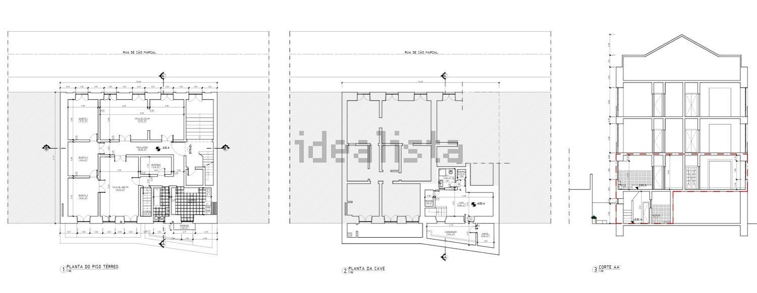 复式公寓出售在Rua de São Marçal, 190 - 平面图