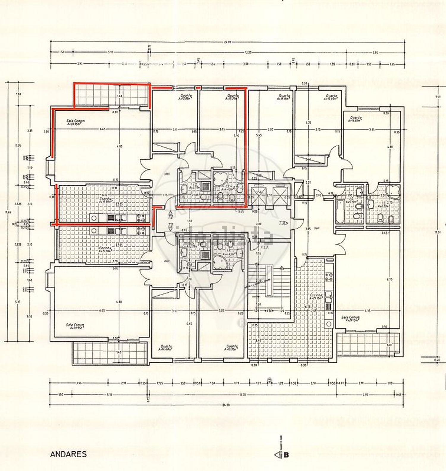 公寓 t2出售在Praceta Bernardo da Costa Macedo - 平面图