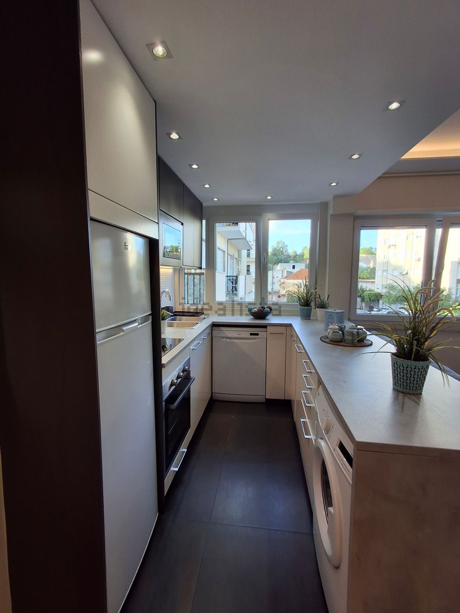 出租公寓 t2在Rua José Luís de Morais, 21 - 厨房