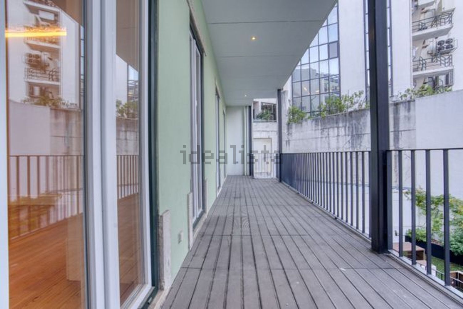 出租公寓 t2在Rua Braamcamp - 阳台