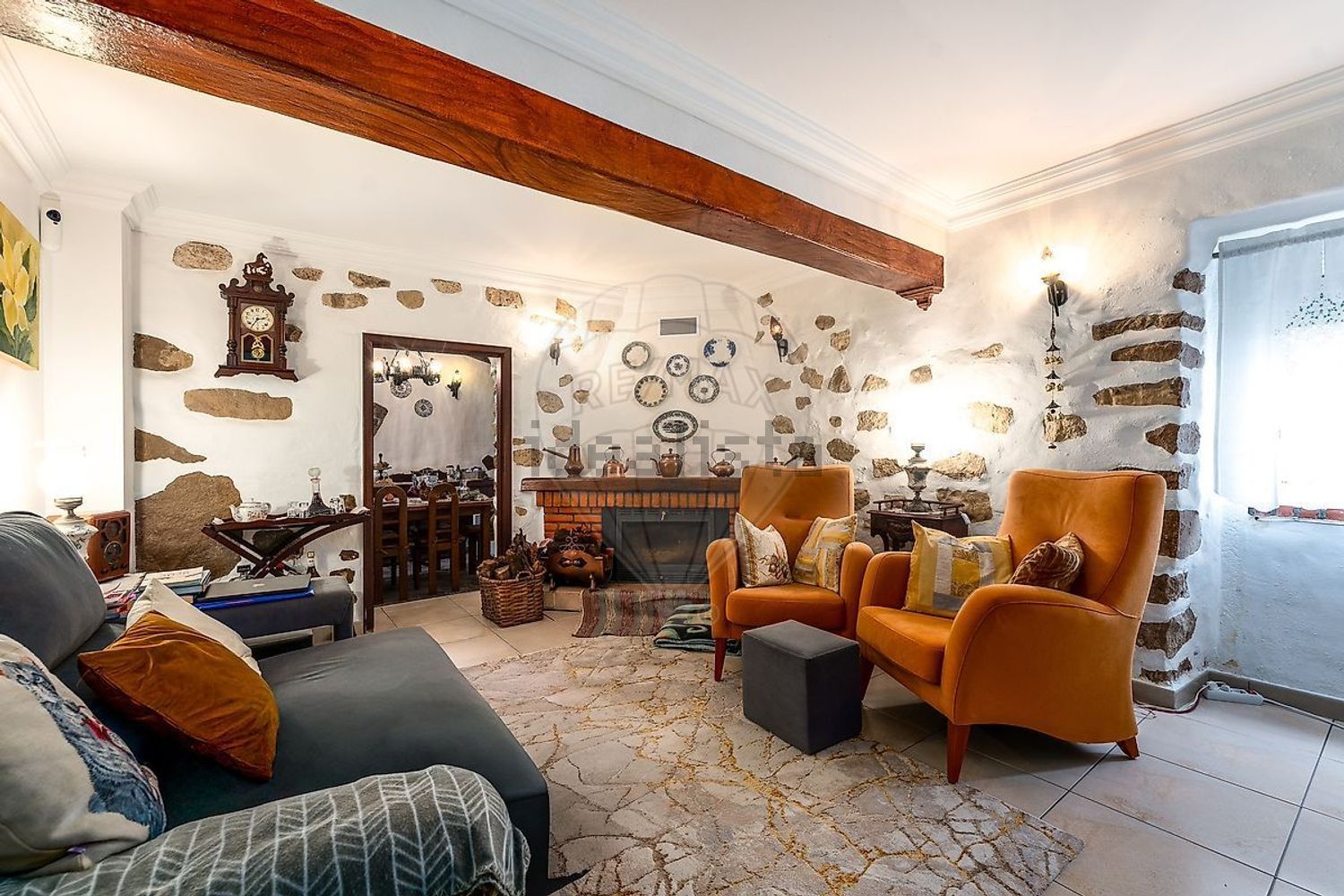 小楼房或独栋别墅出售在Carnota - 客厅