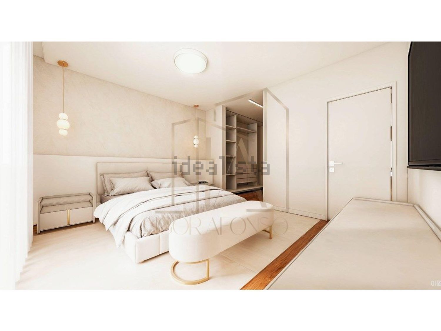 小楼房或独栋别墅出售在Pinhal do General - 卧室