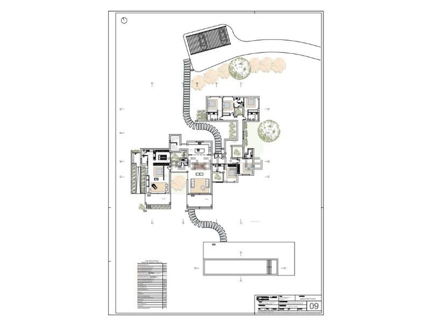 小楼房或独栋别墅出售在Melides - 平面图