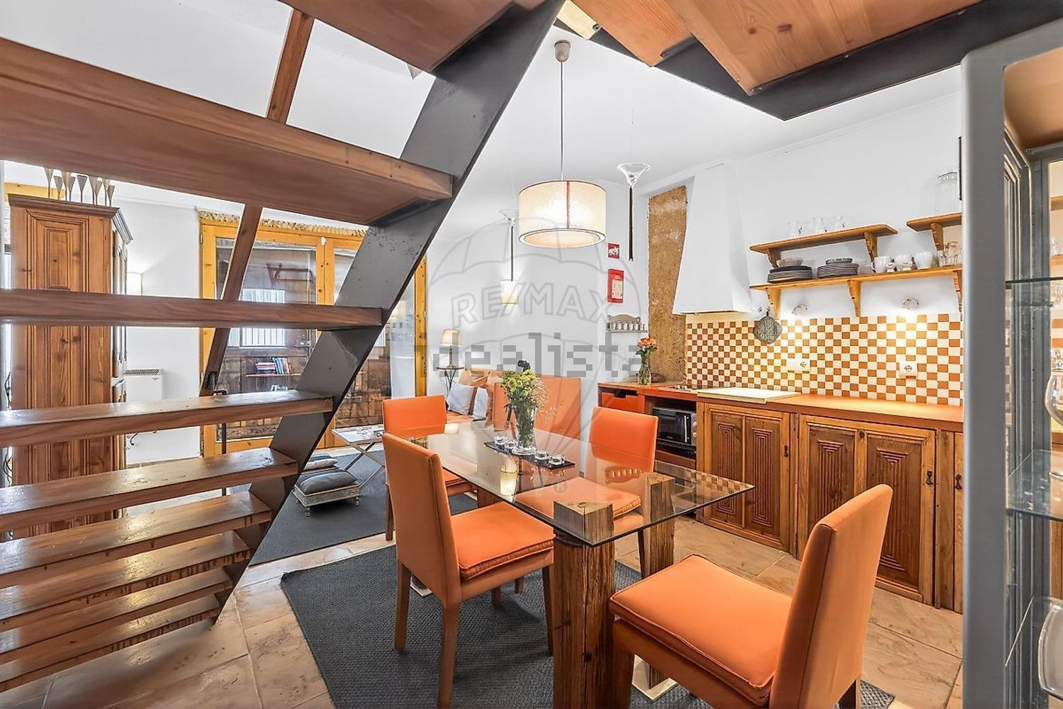 公寓 t1出售在Rua Augusto Rosa - 客厅