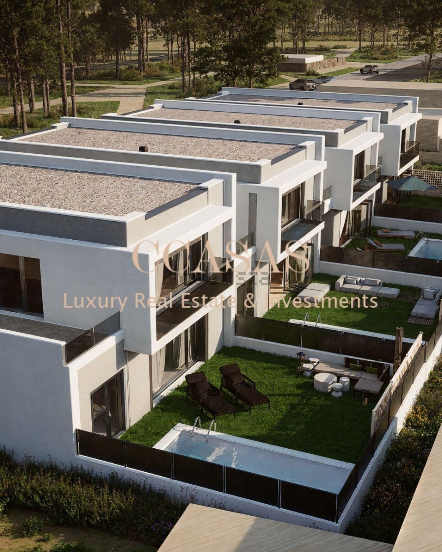 双拼别墅出售在Alameda de São Pedro - 平面图