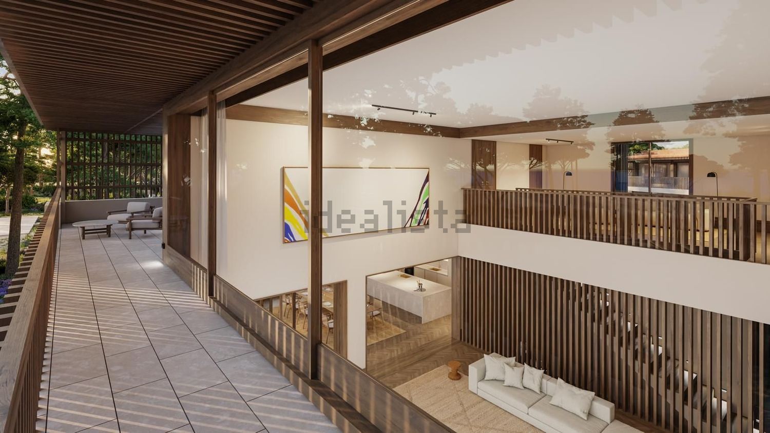 小楼房或别墅出售在Tróia - 阳台