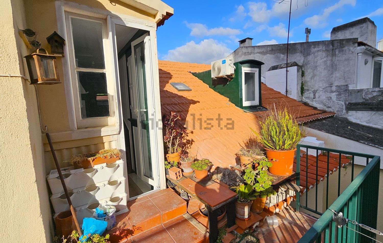 出租公寓 t2在Rua da Glória - 阳台