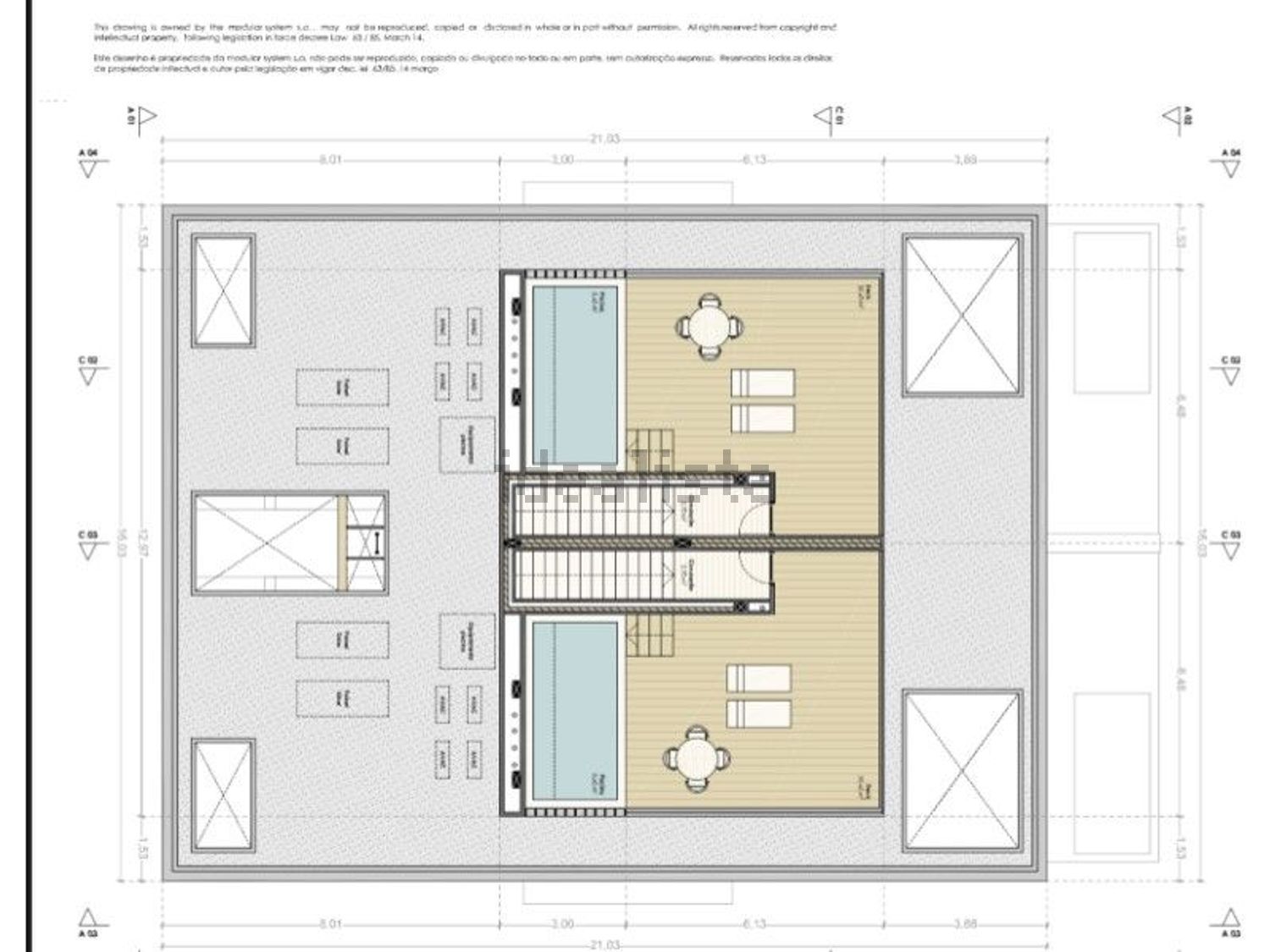 公寓 t3出售在Estrada Nacional 253, 1 - 平面图