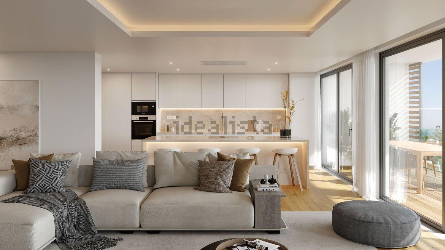 公寓 t3出售在Grândola e Santa Margarida da Serra - 客厅