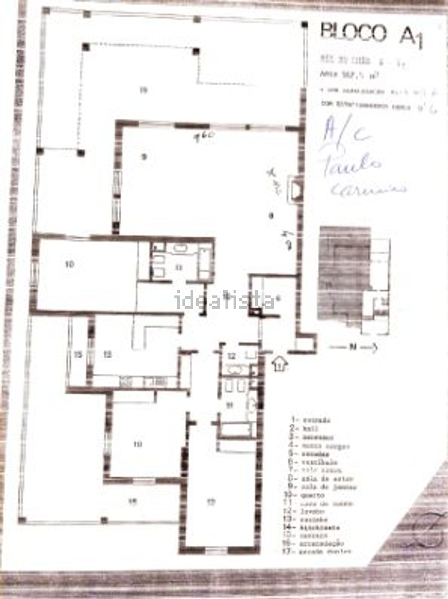 出租公寓 t4在Avenida Manuel Júlio Carvalho e Costa - 平面图