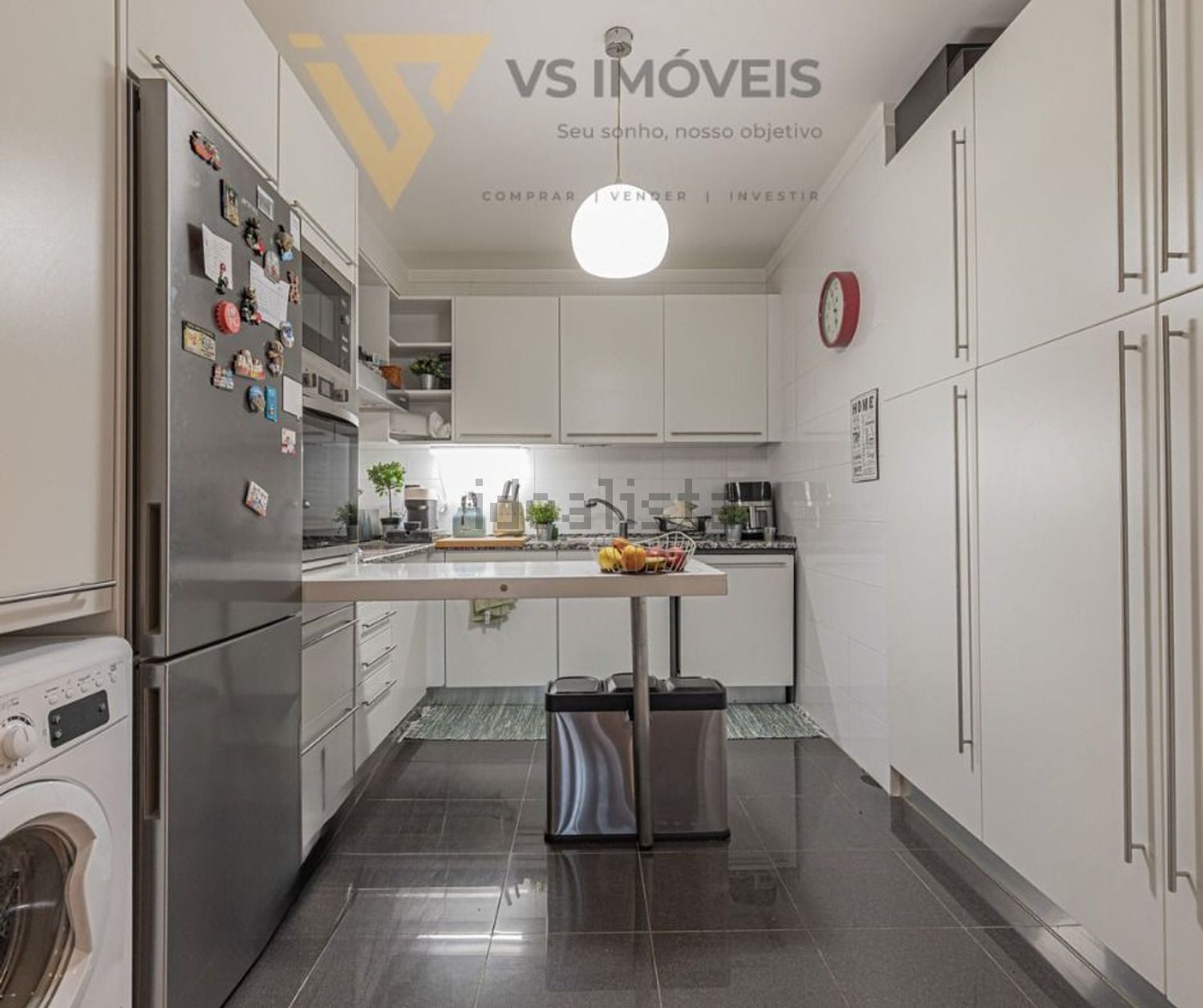 出租公寓 t2在Rua dos Faisões - 厨房