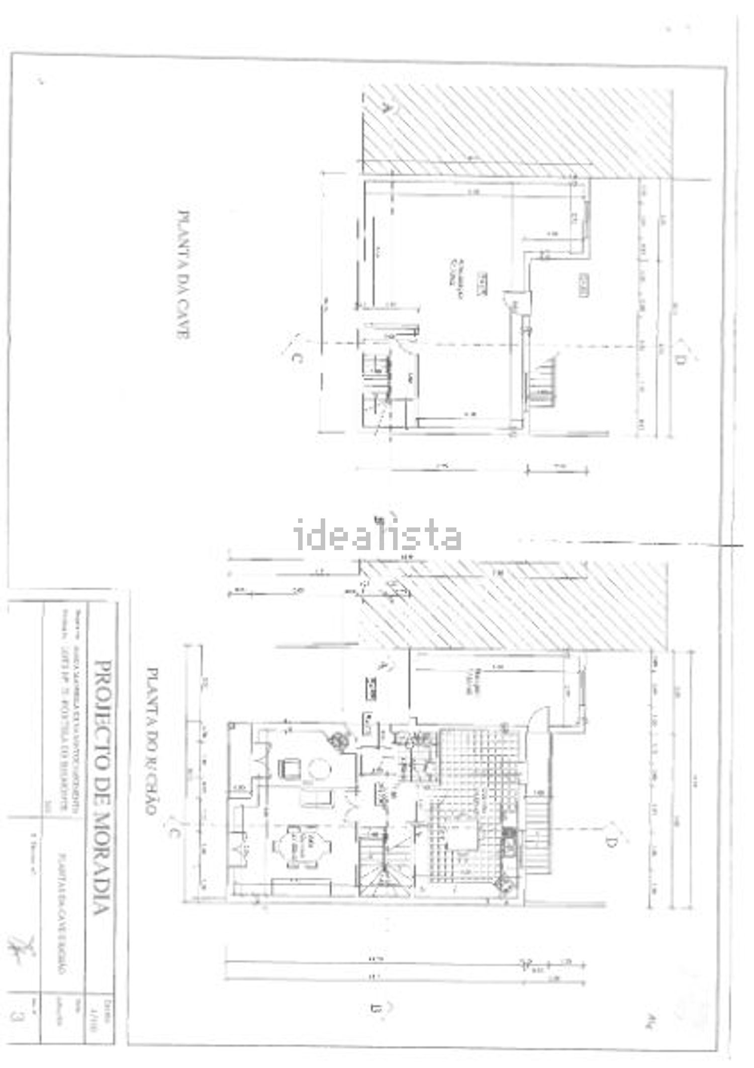 联排别墅出售在São Pedro da Cadeira - 平面图