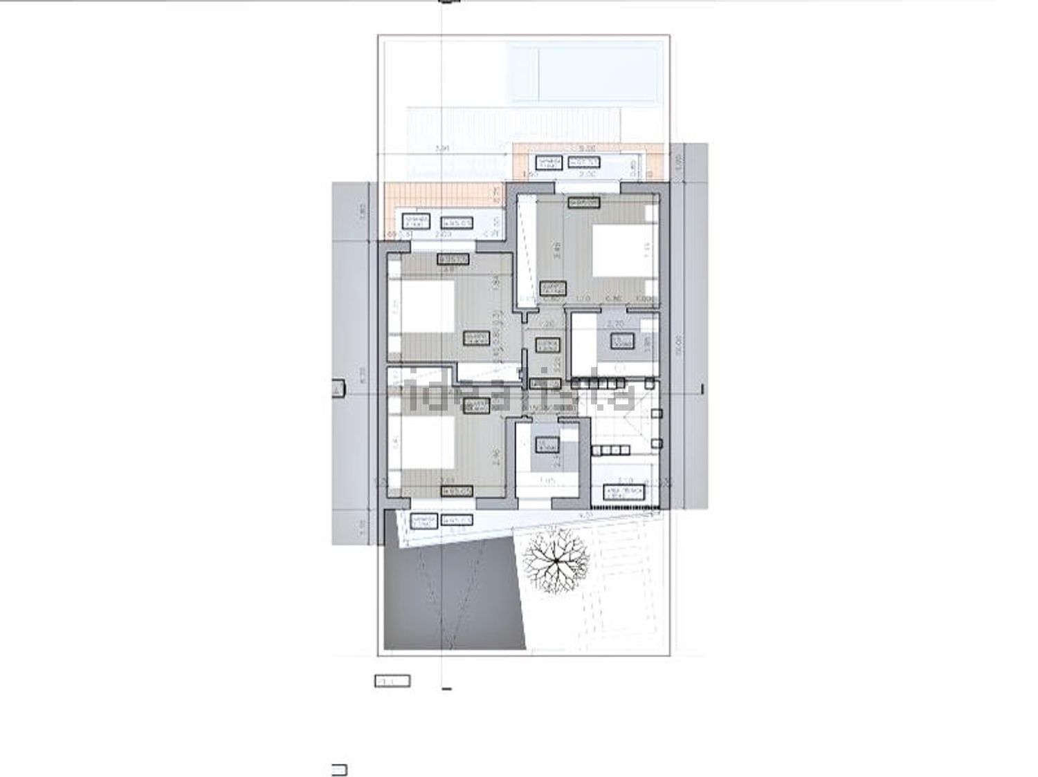 联排别墅出售Quinta das Amoreiras - 平面图