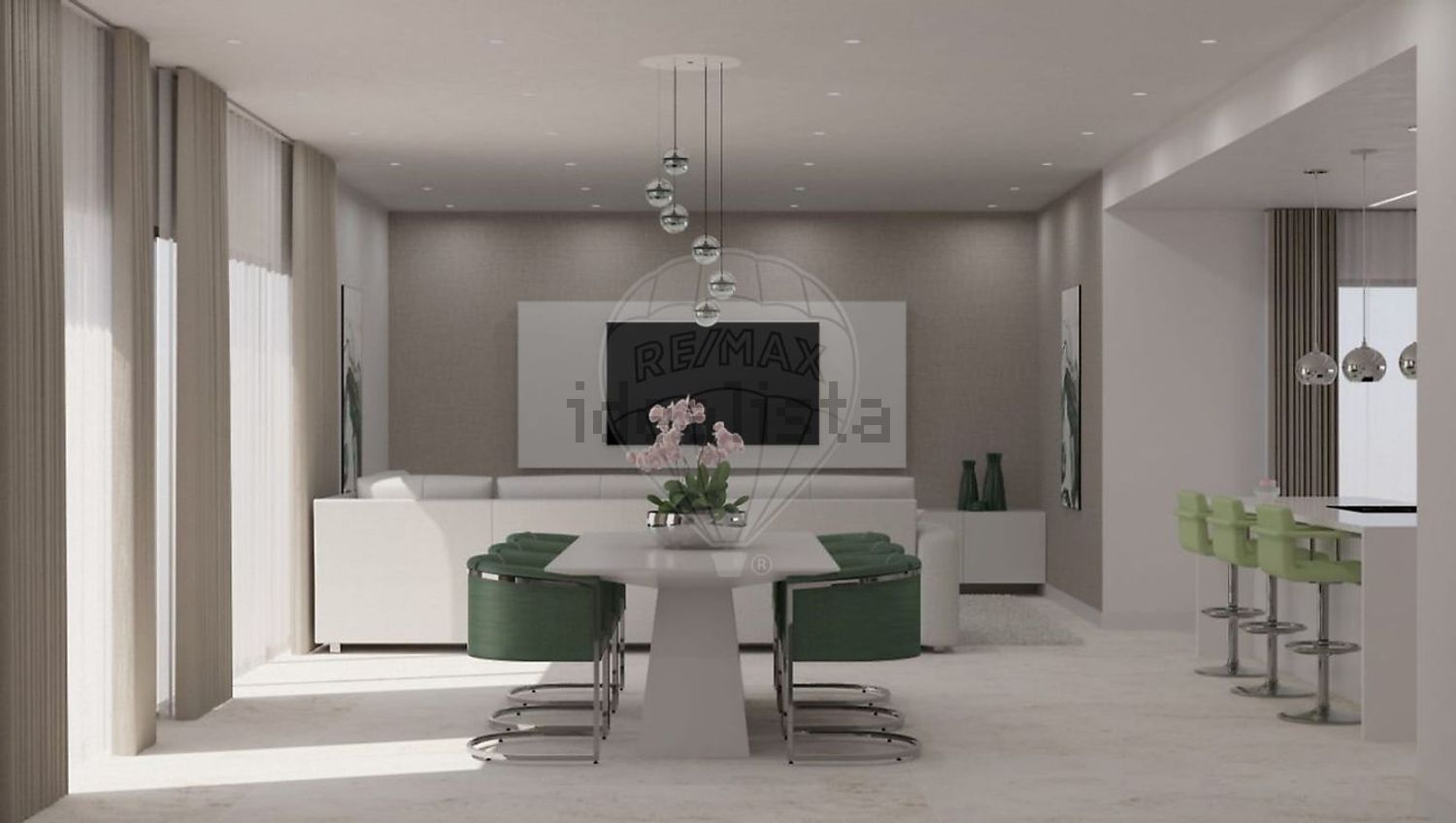 小楼房或独栋别墅出售在Rua Antero de Quental - 客厅