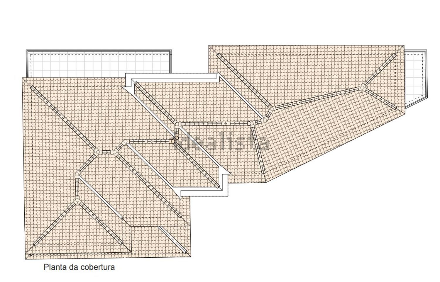 小楼房或独栋别墅出售在Rua a - 平面图