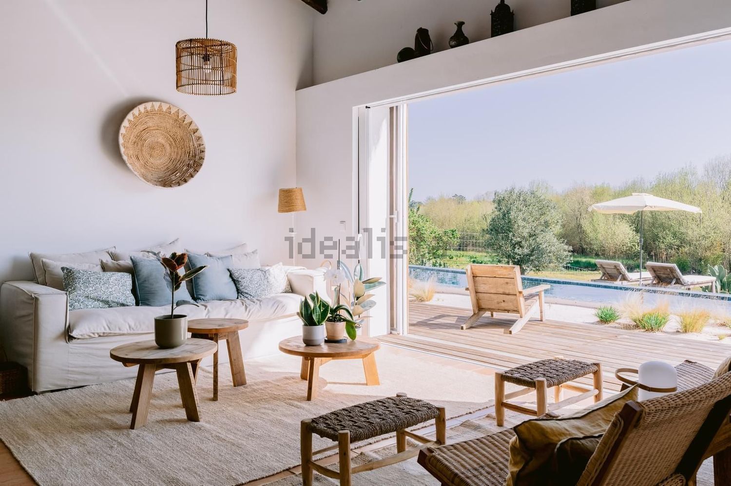 出租小楼房或独栋别墅在Largo do Canal - 客厅