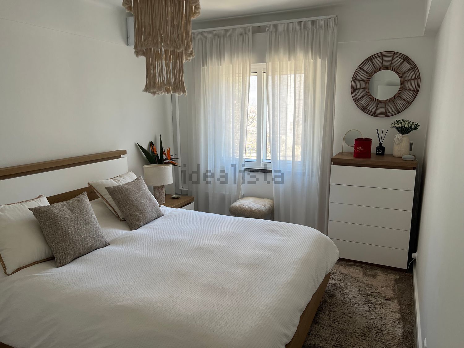 出租公寓 t3在Rua Guiomar Torresão, 61 - 卧室