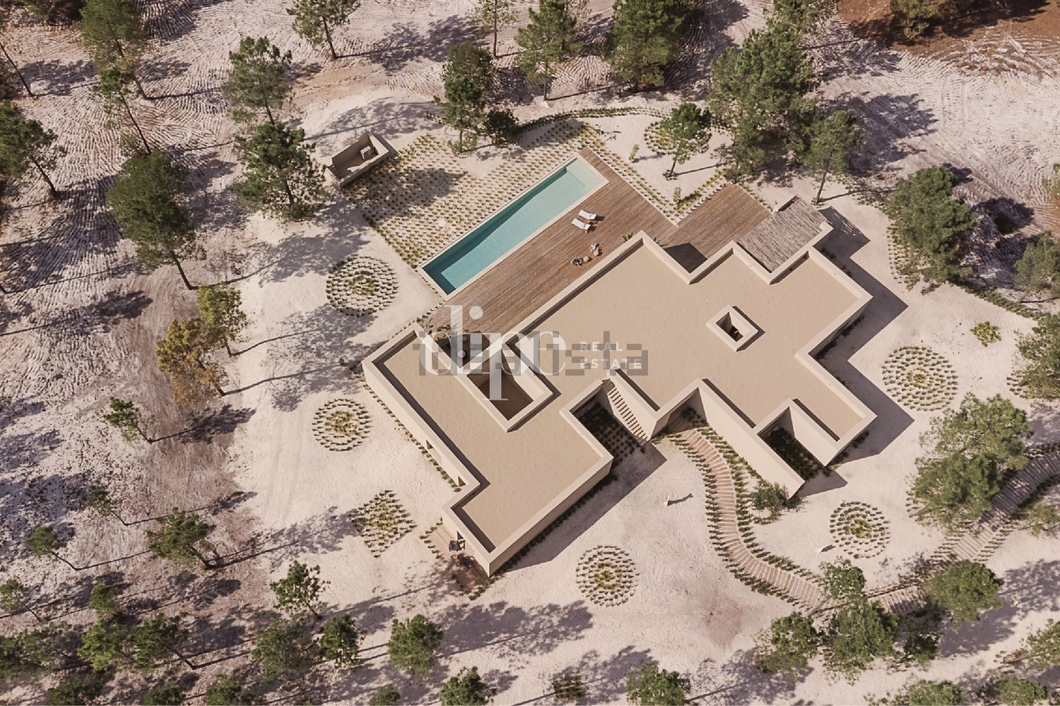 小楼房或独栋别墅出售在Melides - 平面图