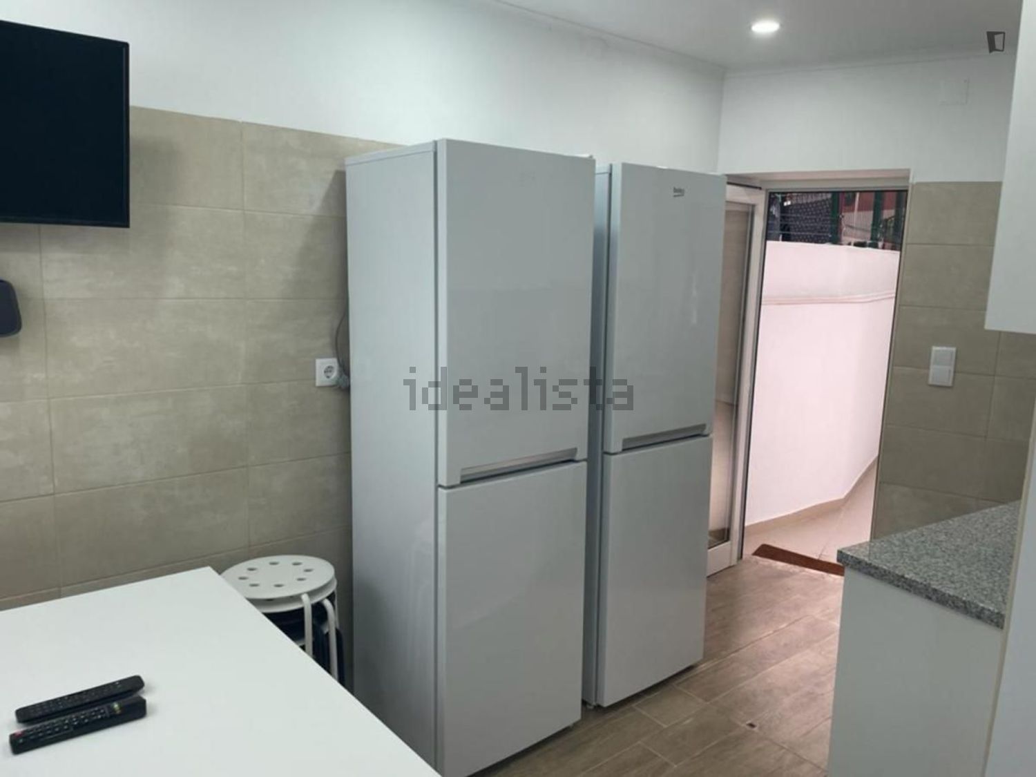 出租房间在Rua Carvalho Araújo - 厨房