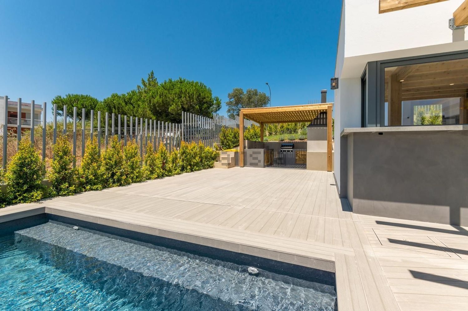 出租小楼房或独栋别墅在Rua Barruncheira - 游泳池