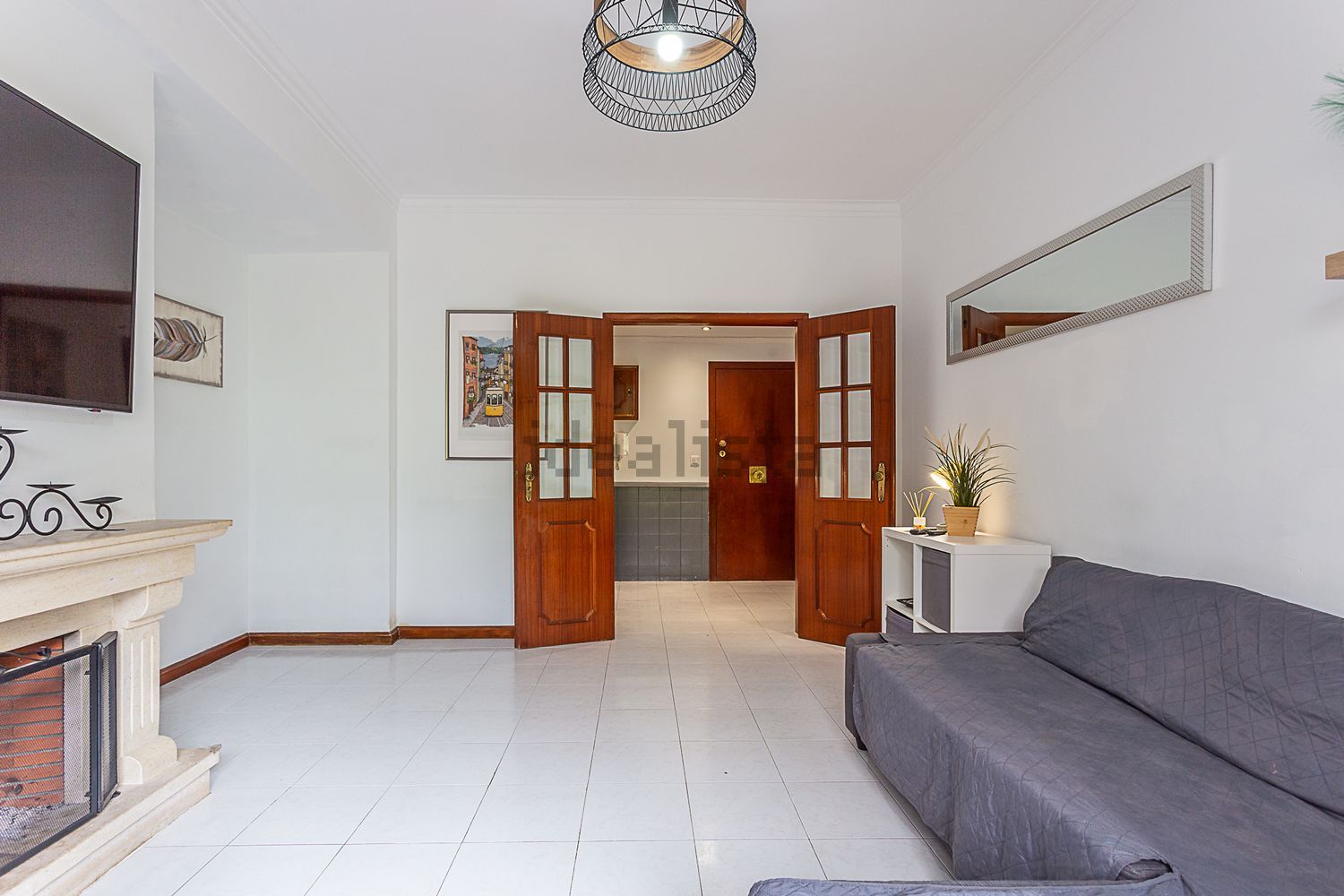 出租公寓 t2在Praça Arquimedes Silva Santos - 客厅