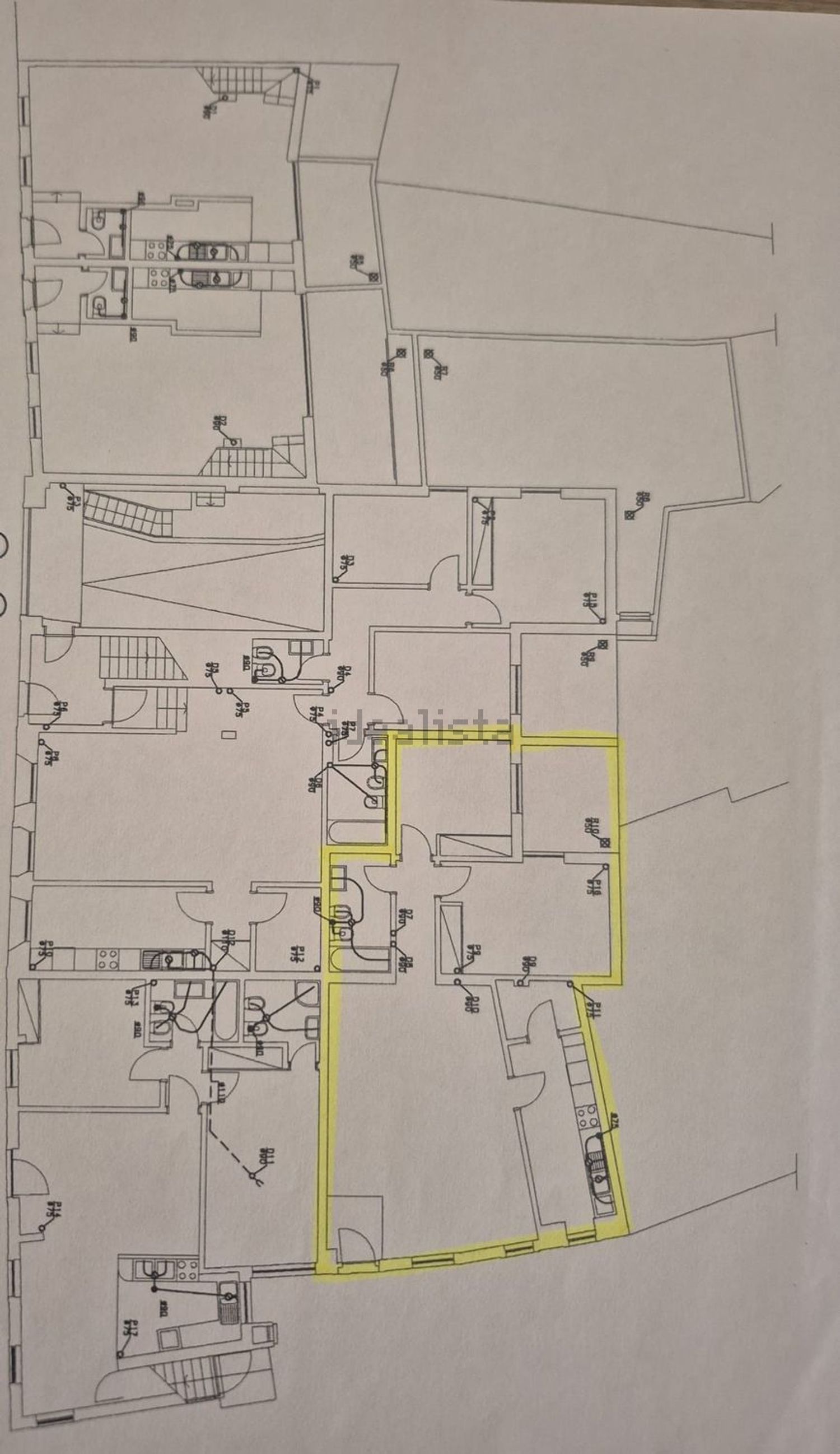 公寓 t2出售在Rua Arnaldo Cortiço - 平面图