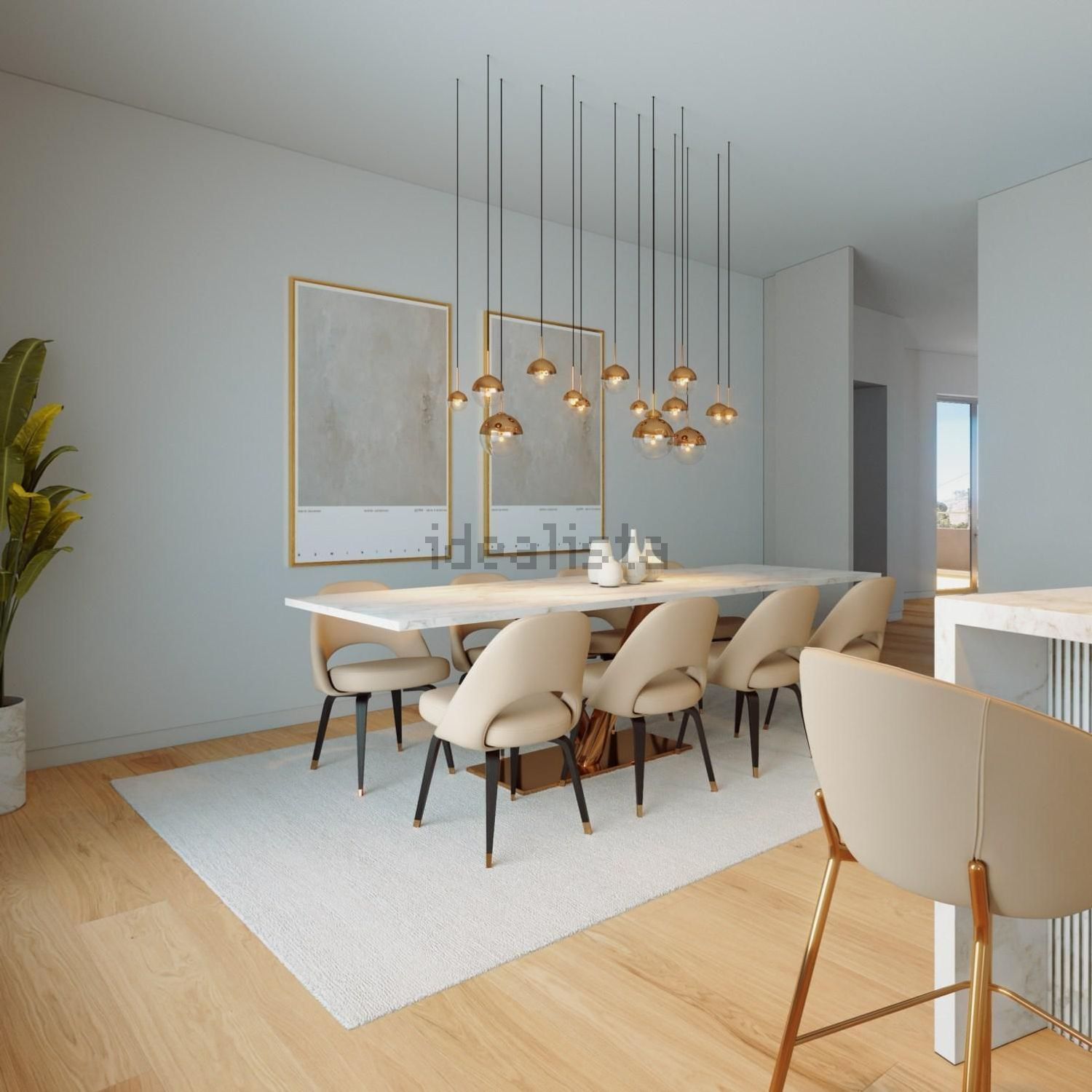 公寓 t3出售在Rua Melo e Sousa - 客厅