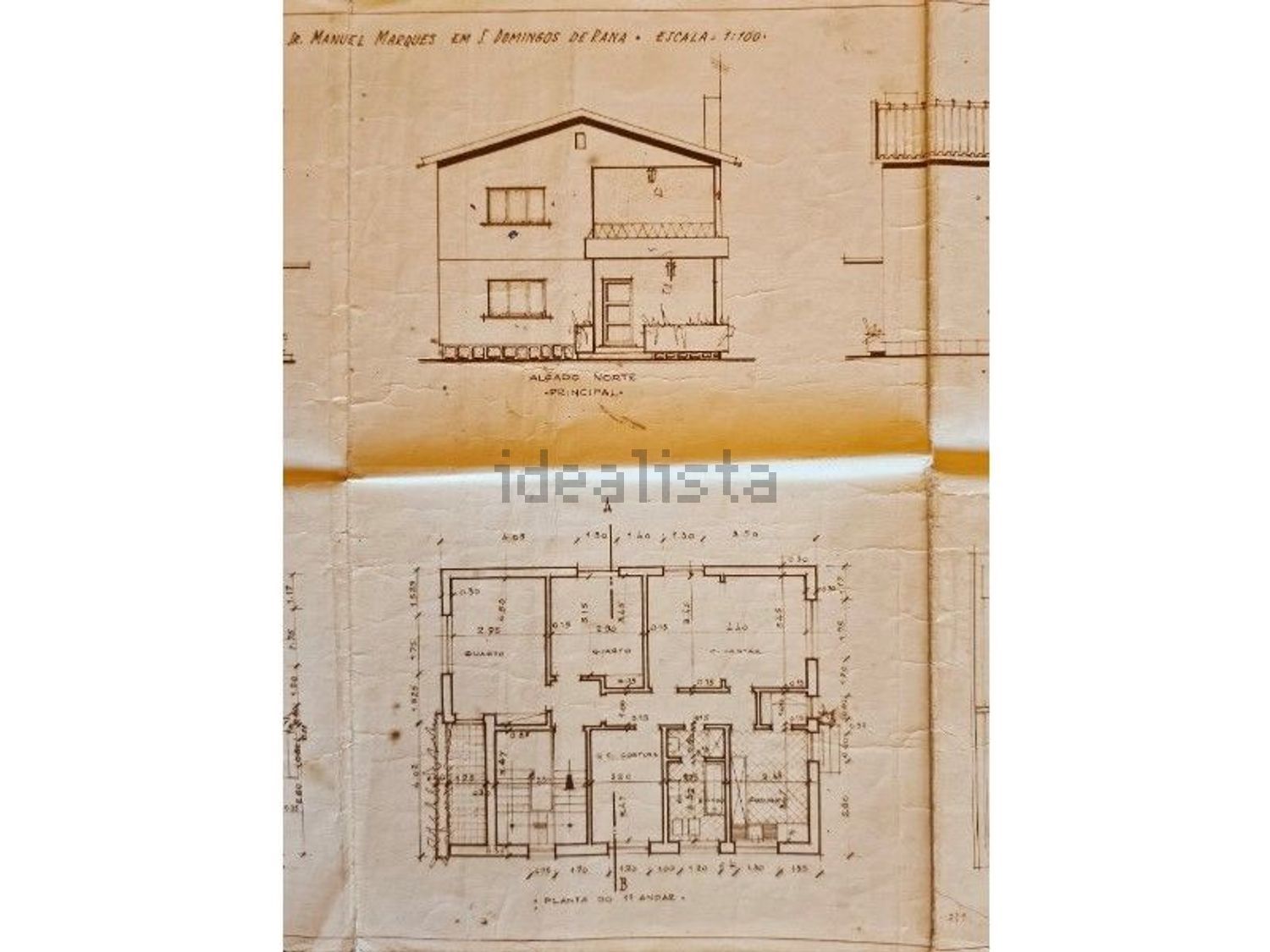 小楼房或独栋别墅出售在Rua Zambujal, 263 a - 平面图