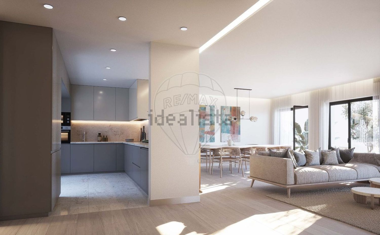 公寓 t3出售在Rua Almirante Gago Coutinho s/n - 客厅