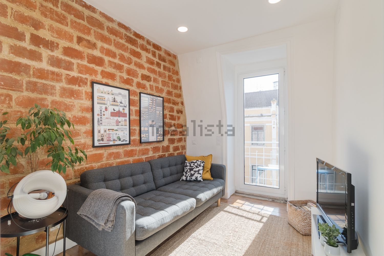 出租房间Calçada Poço dos Mouros, 64 - 客厅