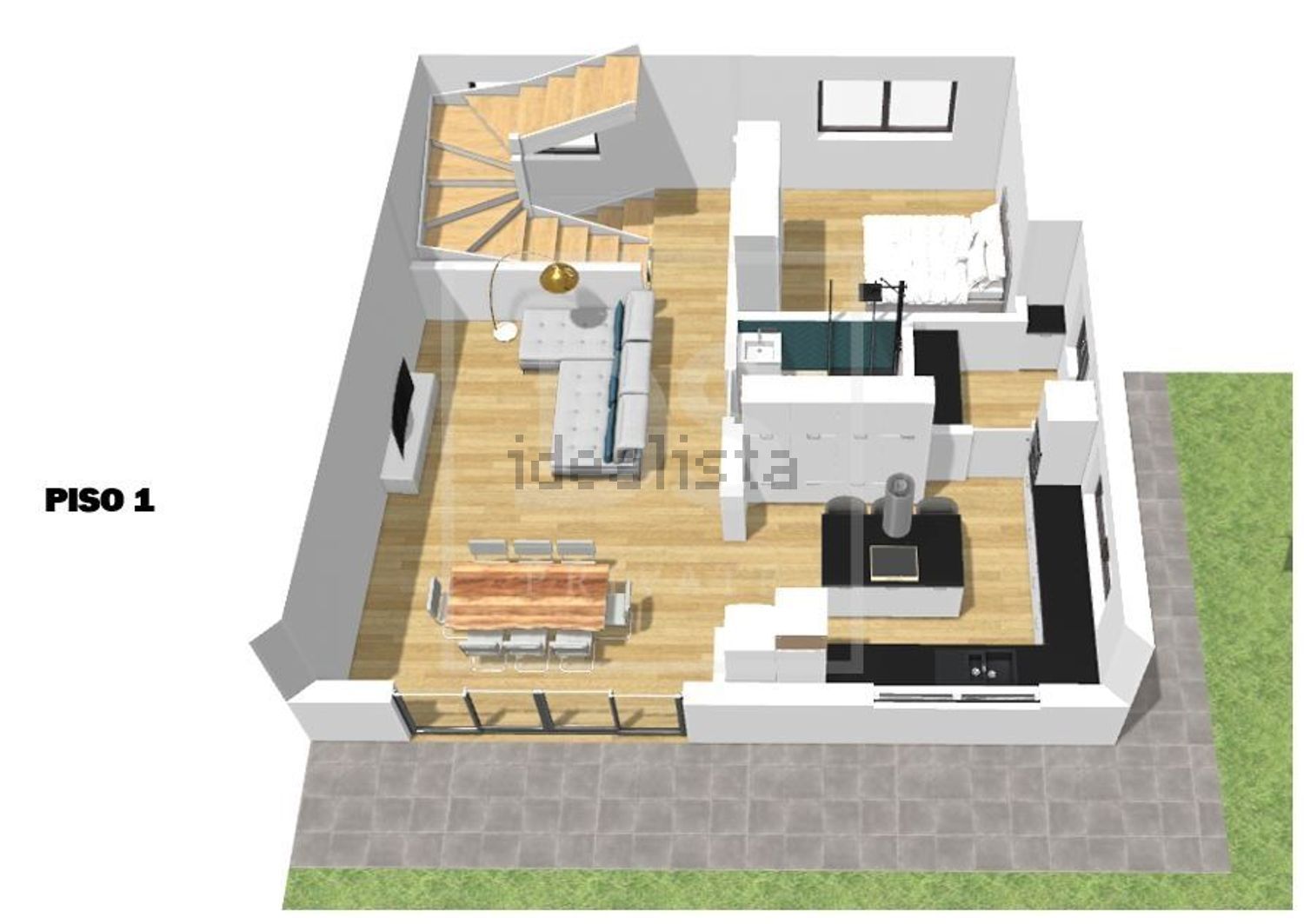 小楼房或独栋别墅出售在Santa Iria de Azoia - São João da Talha - Bobadela - 平面图