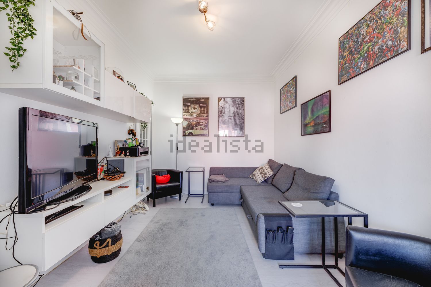 公寓 t2出售在Rua Cândido dos Reis - 客厅