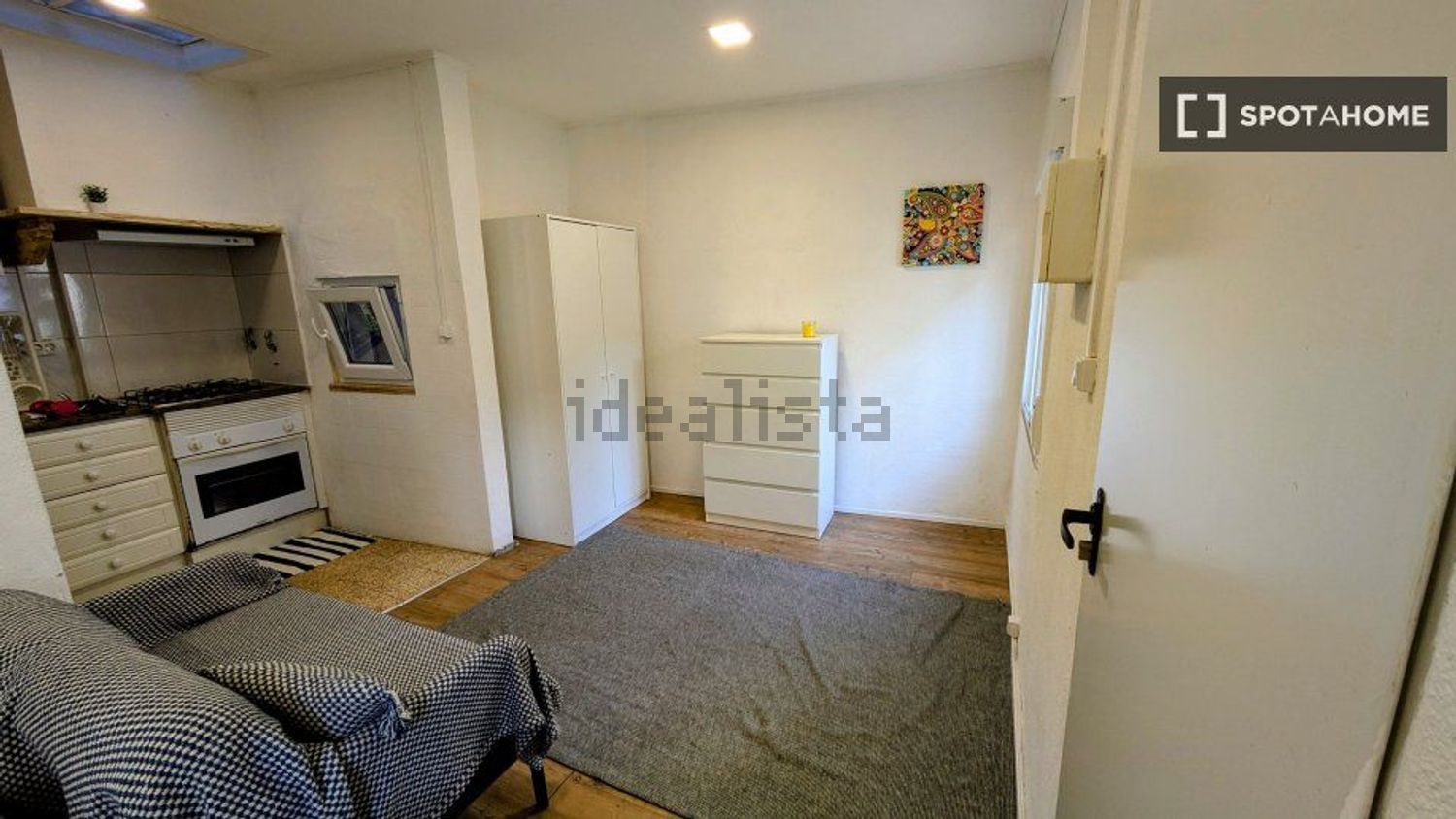 出租t0（单人公寓）在Rua Marechal Gomes da Costa - 卧室