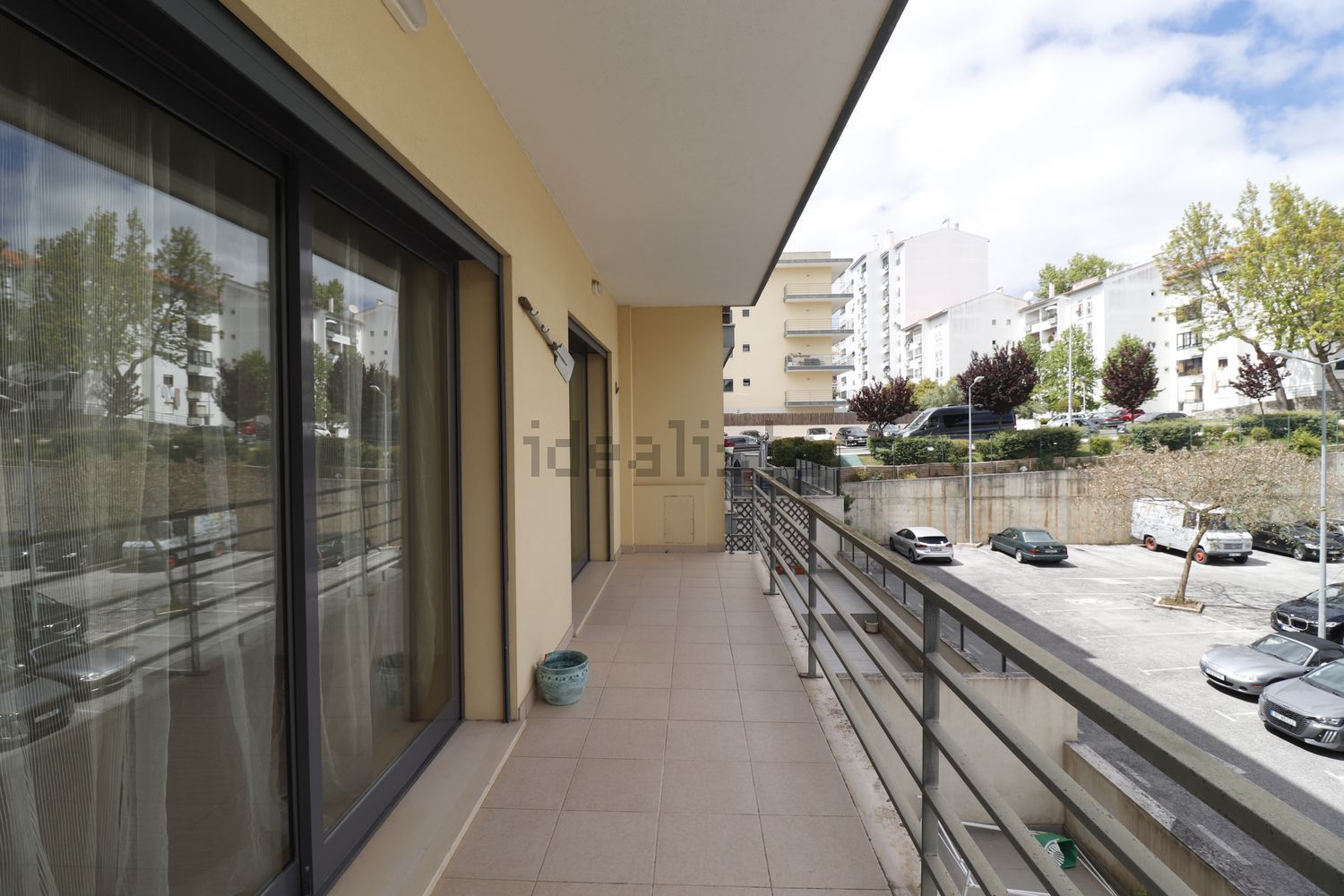 出租公寓 t2在Rua Ribeira dos Bogueiros, 46 - 阳台