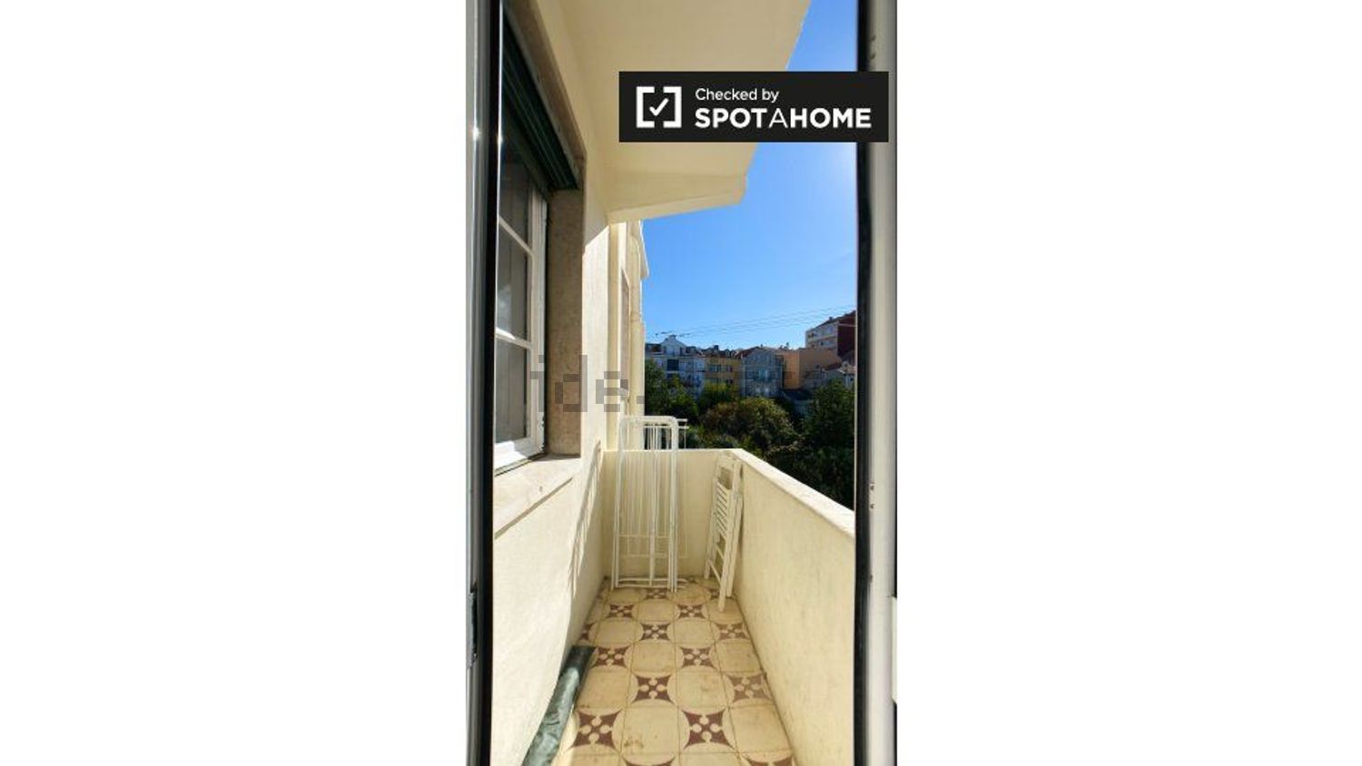 出租房间在Rua Leite de Vasconcelos - 阳台