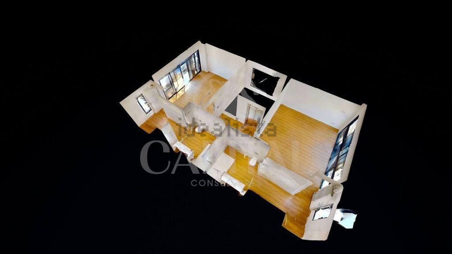 小楼房或独栋别墅出售在Rua da Calheta - 平面图