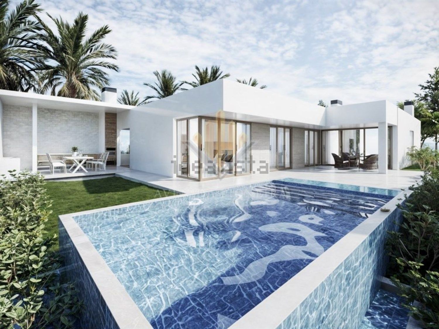 小楼房或独栋别墅出售在Lagoa de Albufeira - 游泳池