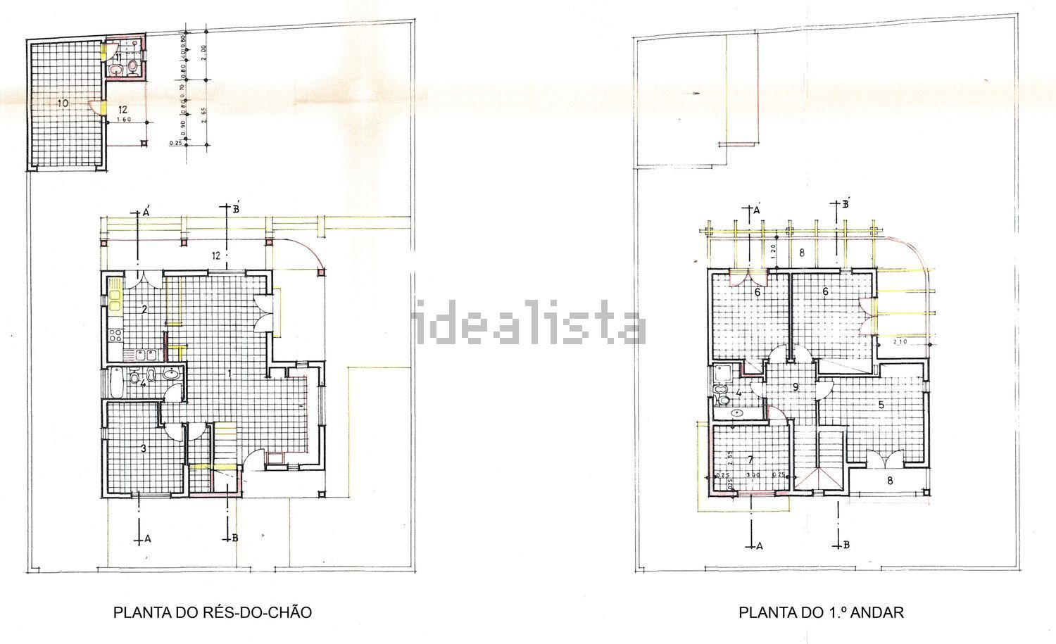 出租小楼房或独栋别墅在Praceta da Revolta, 6 - 平面图