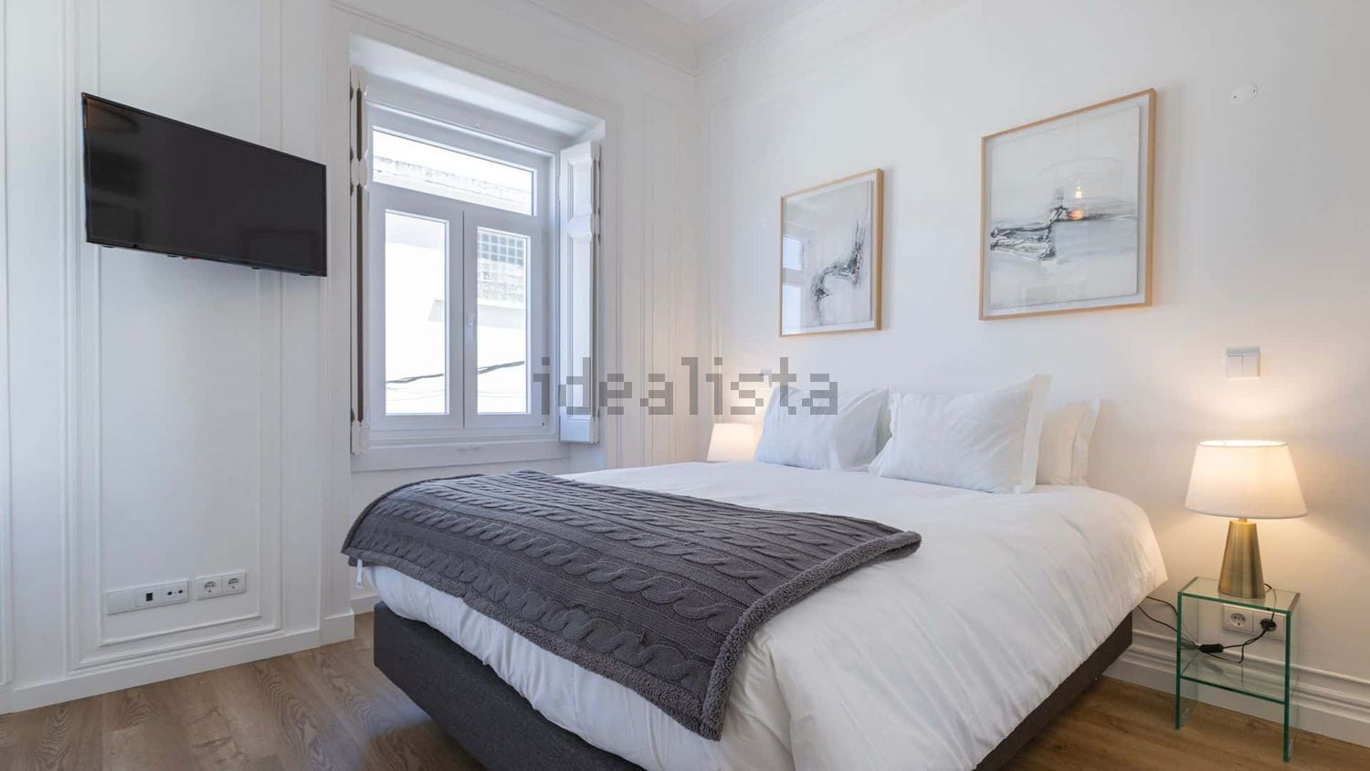 出租公寓 t2在Rua Afonso Annes Penedo, 14 - 卧室