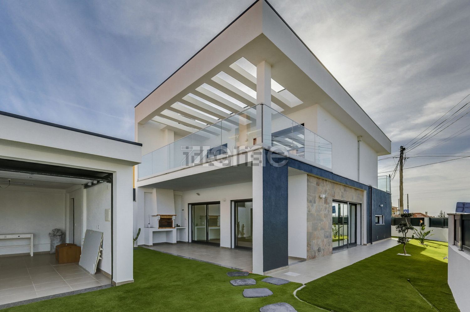 出租双拼别墅在Rua Portelas, 47 a - 花园